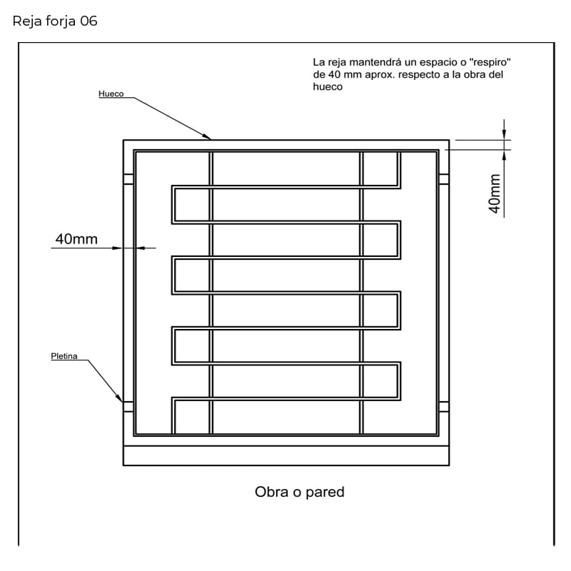 Reja forja 06 - Imagen 2