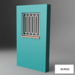 Reja online blanca diseño patrón rectángulos retro